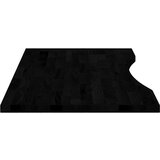 vidaXL Mizna plošča temno rjava 100x50x2,5 cm trdna hrastovina | Shoptok.si