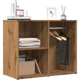 vidaXL Garderobna omarica artisan hrast 80x40x65 cm inženirski les | Shoptok.si