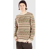 Stoked Knitted Jumper Pulover oatmeal multi