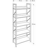 Hanah home Polica 73x172x35cm Orah | ePonuda.com