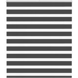 vidaXL idaXL Zebra senčilo črna 135x150 cm tkanina širina 130,9 cm poliester Cene