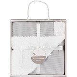 Interbaby Dvostrana Dekica 110x80 Honeycomb Grey | shoptok.hr