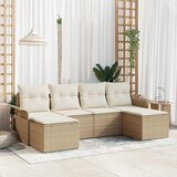  Sjedeća garnitura za vrt 6 kom. poliratan 251 x 117 x 69 cm | shoptok.hr