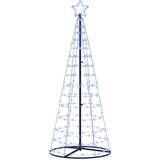 vidaXL LED božično drevesce med 390 LED z stojalom Modra 250 cm elezo | Shoptok.si