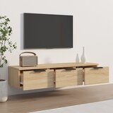  Zidni ormarić boja hrasta sonome 102x30x20 cm konstruirano drvo | shoptok.hr