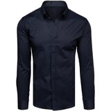 DStreet Koszula męska elegancka ciemny granat | ePonuda.com