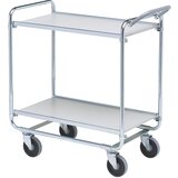 HelgeNyberg Nivojski voziček SERIJE 100 P, 2 polici, DxŠxV 900 x 425 x 890 mm | Shoptok.si