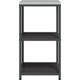  Kuhinjsko skladištenje s policom Crna 60 x 50 x 92 cm Čelik | shoptok.hr