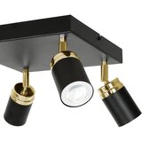 SPOT svetiljka RENO 4xGU10/8W/230V crna/zlatna | Eponuda.com