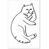 Slika - Cat Relaxing (1 Part) Vertical 20x30 Premium Print | shoptok.hr