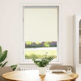 vidaXL rolo zatemnjena umazano bele 85x130 cm tkanina širina 80,7 cm Cene