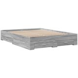  Okvir za krevet s ladicama boja hrasta 140x200 cm drveni | shoptok.hr