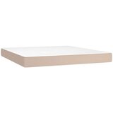  Box spring postelja z vzmetnico kapučino 180x200cm umetno usnje, (20893444) | Shoptok.si