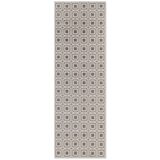 Elle Decoration Siv/kremno bel tekač 80x240 cm Perles Howlite – | Shoptok.si