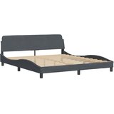  Okvir za krevet Dover tamno sivi 180x200 cm baršun | Shoptok.si