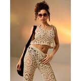 Sinsay Prozirne Heklane Flare Hlače | shoptok.hr