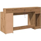 vidaXL Radni stol s LED svjetlima 160x55x91 cm konstruirano drvo | shoptok.hr