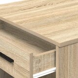  Radni stol s ladicom i policom sonoma hrast 102x62x77,5 cm | Eponuda.ba