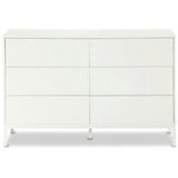 Bessagi Home Široka Komoda Amber, Bela | Shoptok.si