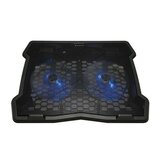 Conceptronic Rashladna podloga za prijenosno računalo do 15.6" - THANA06B (USB, 2x12.5cm, podesiva visina, protuklizna, crna) | shoptok.hr