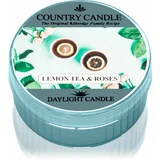Country Candle Lemon Tea & Roses čajna sveča 42 g