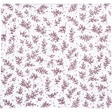 Classic Textiles of Sweden Namizni prt Flora 140 x 250 cm - white/dark red Cene