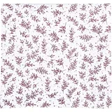 Namizni prt Flora 140 x 250 cm - white/dark red
