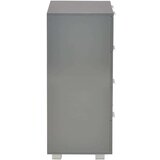 vidaXL Komoda visoki sjaj siva 60 x 35 x 80 cm od iverice | shoptok.hr