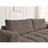 Bobochic Paris Sivorjava raztegljiva/s prostorom za shranjevanje sedežna garnitura 251 cm Fuji – | Shoptok.si