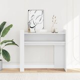  Konzolni stol bijeli 100 x 35 x 90 cm od konstruiranog drva | Eponuda.com