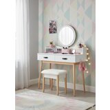 Chomik Beli sto za šminkanje sa ogledalom 100 x 40 x 139 cm | Eponuda.com