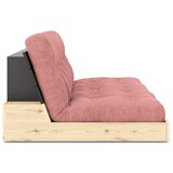 Karup Design Ružičasta sklopiva sofa od samta 196 cm Base – | shoptok.hr
