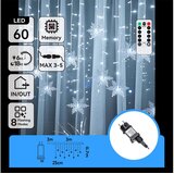 Aigostar led spoljni božićni lanac 120xLED/6W/230V/8 funkcija 3x0,7m IP44 hladno bela+daljinski upravljač | Eponuda.com