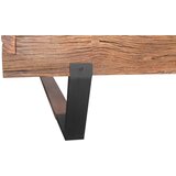 MID.YOU POSTELJA IZ TRAMOV x , les, kovina rjava, črna | Shoptok.si