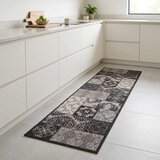  Kuhinjski Tepih Crni mozaik 180 x 60 cm 100% poliamid Cijene