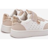 Boto Sports Shoes Sneakers Girls Velcro Beige Zarina | Shoptok.si