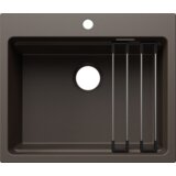 Blanco sudoper ETAGON 6 SILGRANIT pribor inox nosači, bez InFino pribora - KAVA | shoptok.hr