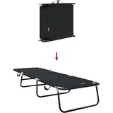  Sklopiva ležaljka za sunčanje 2 pcs Crna 188 x 57 x 86,5 cm | shoptok.hr