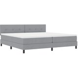  Krevet s opruga kutije Svjetlosiva 200 x 200 cm tkanina | shoptok.hr