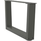  Noge za blagovaonski stol V-oblik 2 kom antracit 50x(30-31 3)cm | shoptok.hr