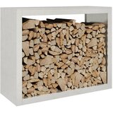  Stalak za drva za ogrjev 100x40x80 cm od nehrđajućeg čelika | shoptok.hr