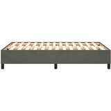  Okvir za krevet s oprugom tamnosivi 120 x 200 cm baršunasti | Shoptok.si