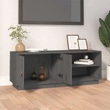 TV omarica siva 105x34x40 cm trdna borovina, (20730111) | Shoptok.si