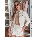 DStreet Kurtka damska jeansowa katana KATARO beżowa | shoptok.hr
