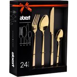 Abert bond elegant inox zlatni escajg, 24 komada | ePonuda.com