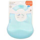 BabyOno silikonski podbradak ultrathin 6 m+, plava | shoptok.hr