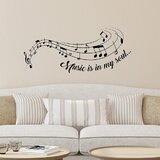 MUSIC dekorativna naljepnica music is (67 x 47 cm) Cijene