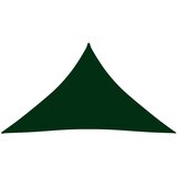 vidaXL Senčno jadro oksford blago trikotno 2,5x2,5x3,5 m temno zeleno, (20965406) | Shoptok.si