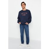 Trendyol Men's Dark Blue Straight Fit Jeans Jeans Trousers | Shoptok.si