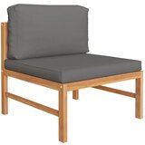 Maison Chic Seti vrtnega pohištva - Vrtna garnitura - Vrtni pohištvo set 2-delna s temno sivimi blazinami, (21811558) | Shoptok.si